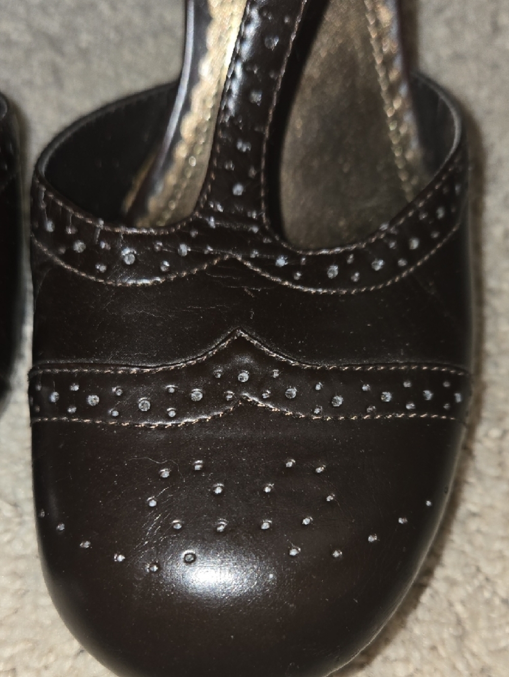 BONGO Browb T‑Strap Brogue Heels - Picture 3 of 8